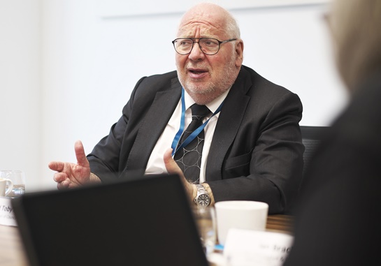 Image of the GDC Chair in a meeting
