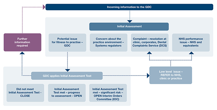 Summary of the initial assessment process
