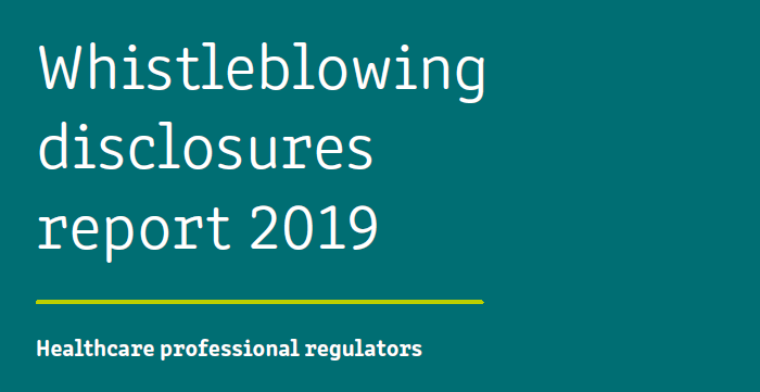 Whistleblowing disclosures report 2019